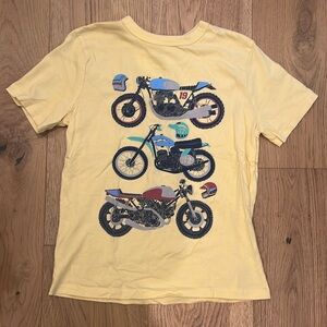Boys GAP‎ organic cotton graphic motorcycle print tee